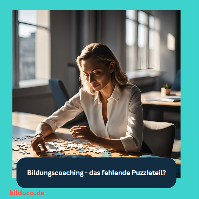 Frau arbeitet an einem Puzzlespiel in einem hellen Raum.